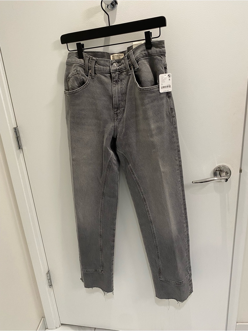 Anthropologie, We The Free Risk Taker Jean, Grey, Size 28 R, NWT, never worn.